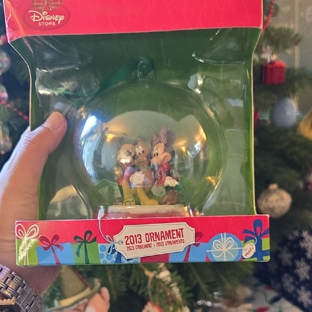 Disney Red Holiday Gift Box with Characters